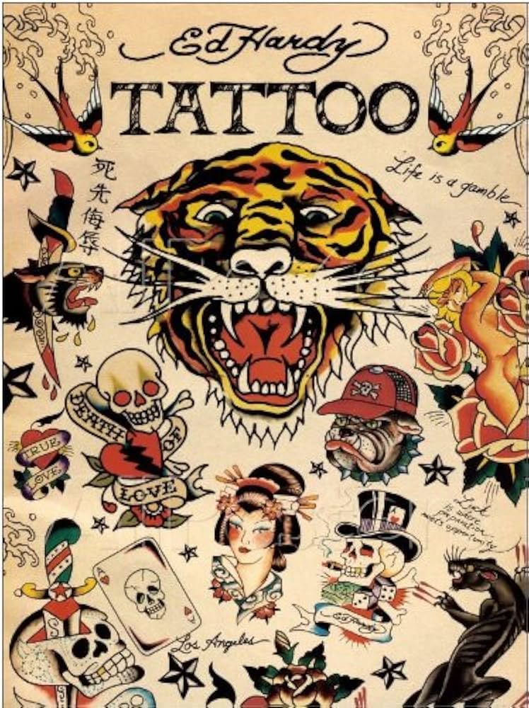 TATTOO donedhardy 洋書　刺青　タトゥー　エドハーディー SIRAのエドハーディータトゥー Don Ed Hardy Tattoo Flash